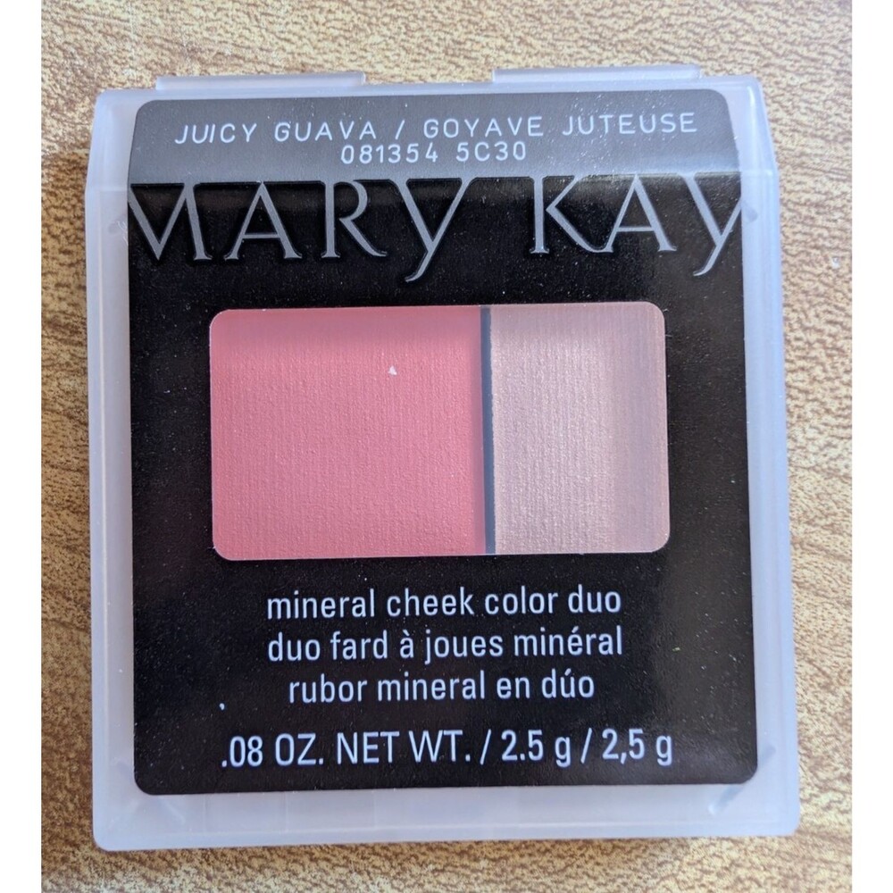 Mary Kay Mineral Cheek Color Duo Blush Juicy Guava 081354 NEW Discontinued